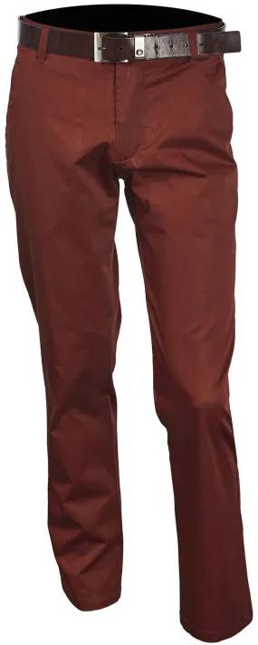 Men's Chino Casual Pants color Burgundy