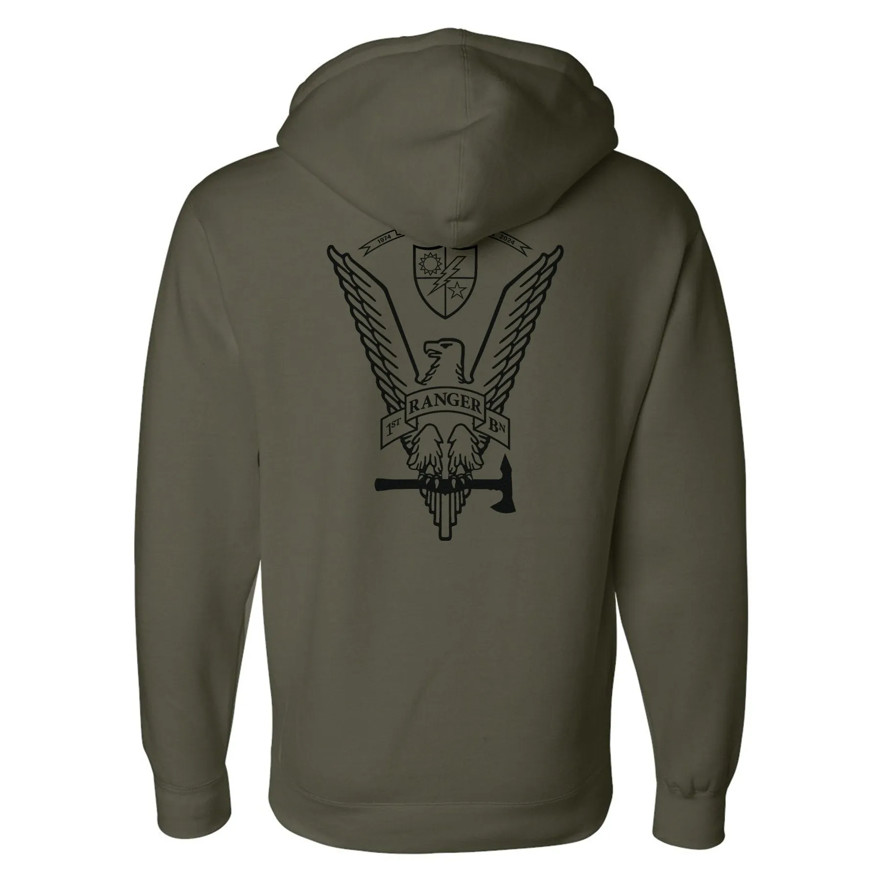 1st Batt 50th Anniversary Tomahawk Eagle Hoodie