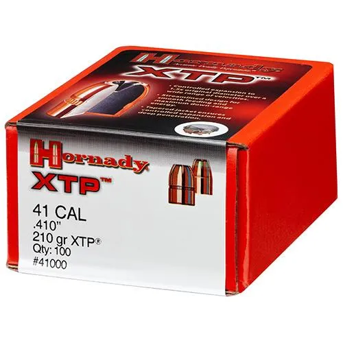 41 Caliber Bullets - XTP, (410 Diameter), 210 Grains, Jacketed Hollow Point, Per 100