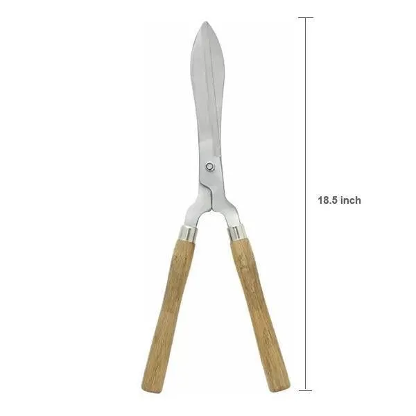 455 Wooden Handle Hedge Shears, Bush Clipper