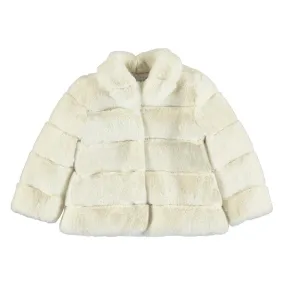 ABEL & LULA - Faux Fur Coat - Cream