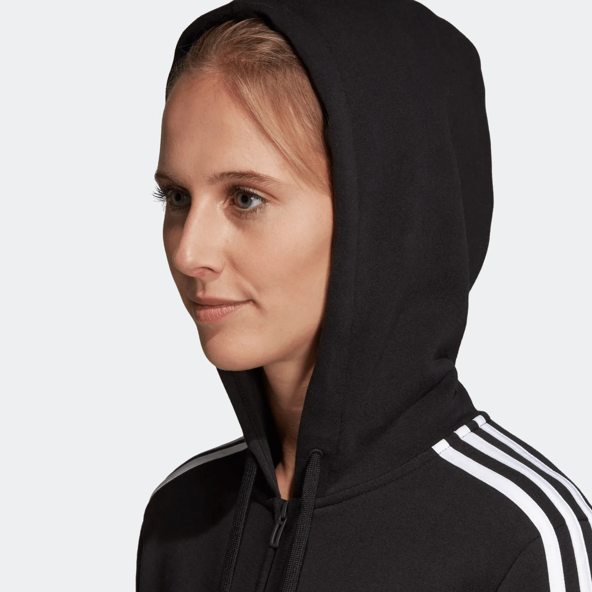 Adidas Essentials 3-Stripes Fleece Hoodie