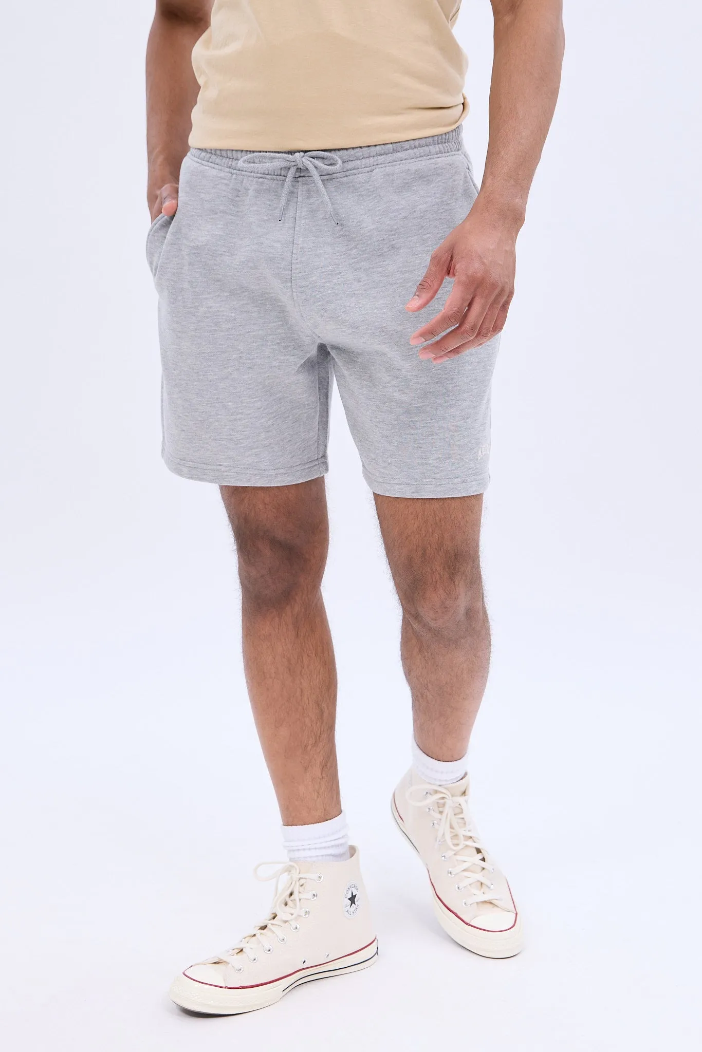 AERO Embroidered Fleece Short