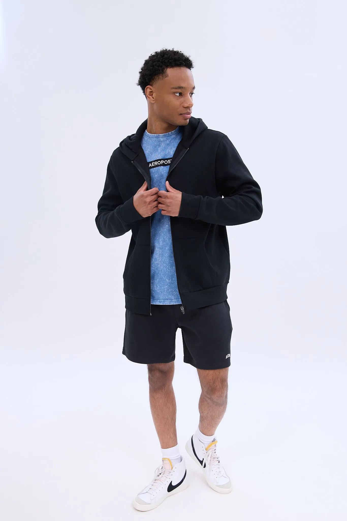 AERO Embroidered Fleece Short