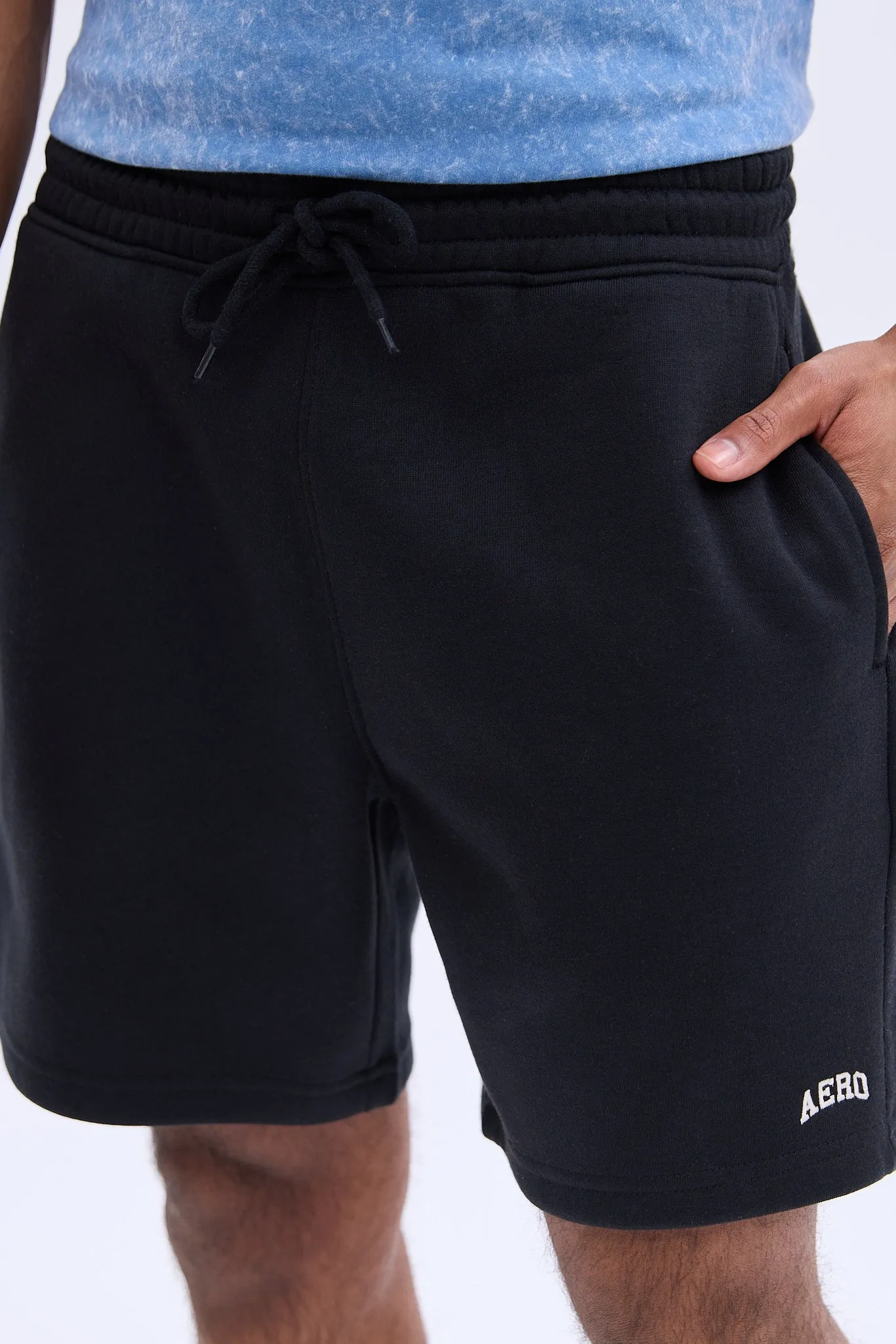 AERO Embroidered Fleece Short