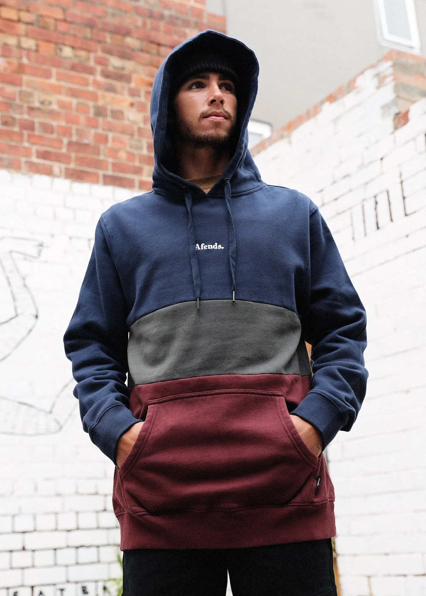 Afends Mens Panel Van - Pull On Hood