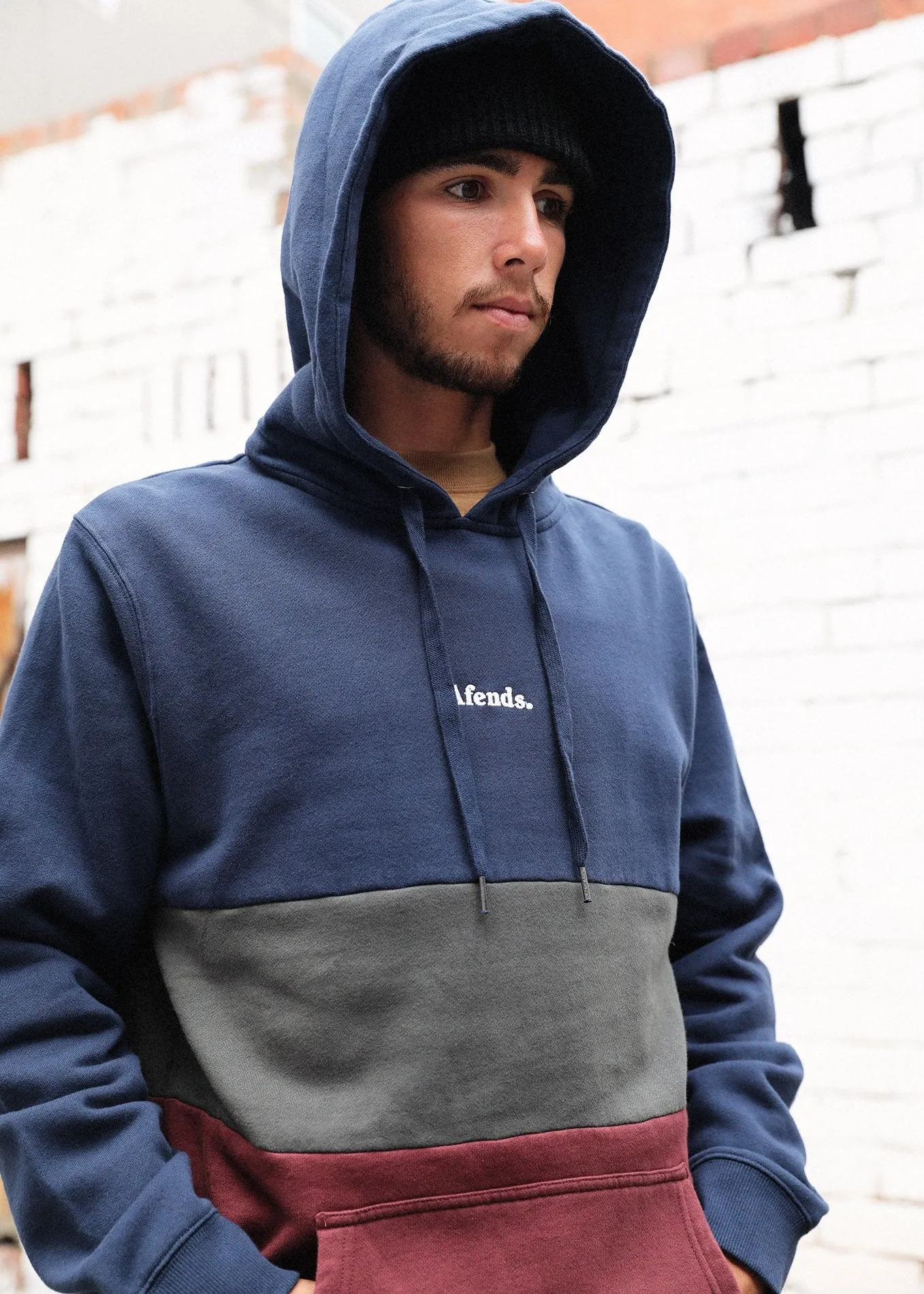 Afends Mens Panel Van - Pull On Hood