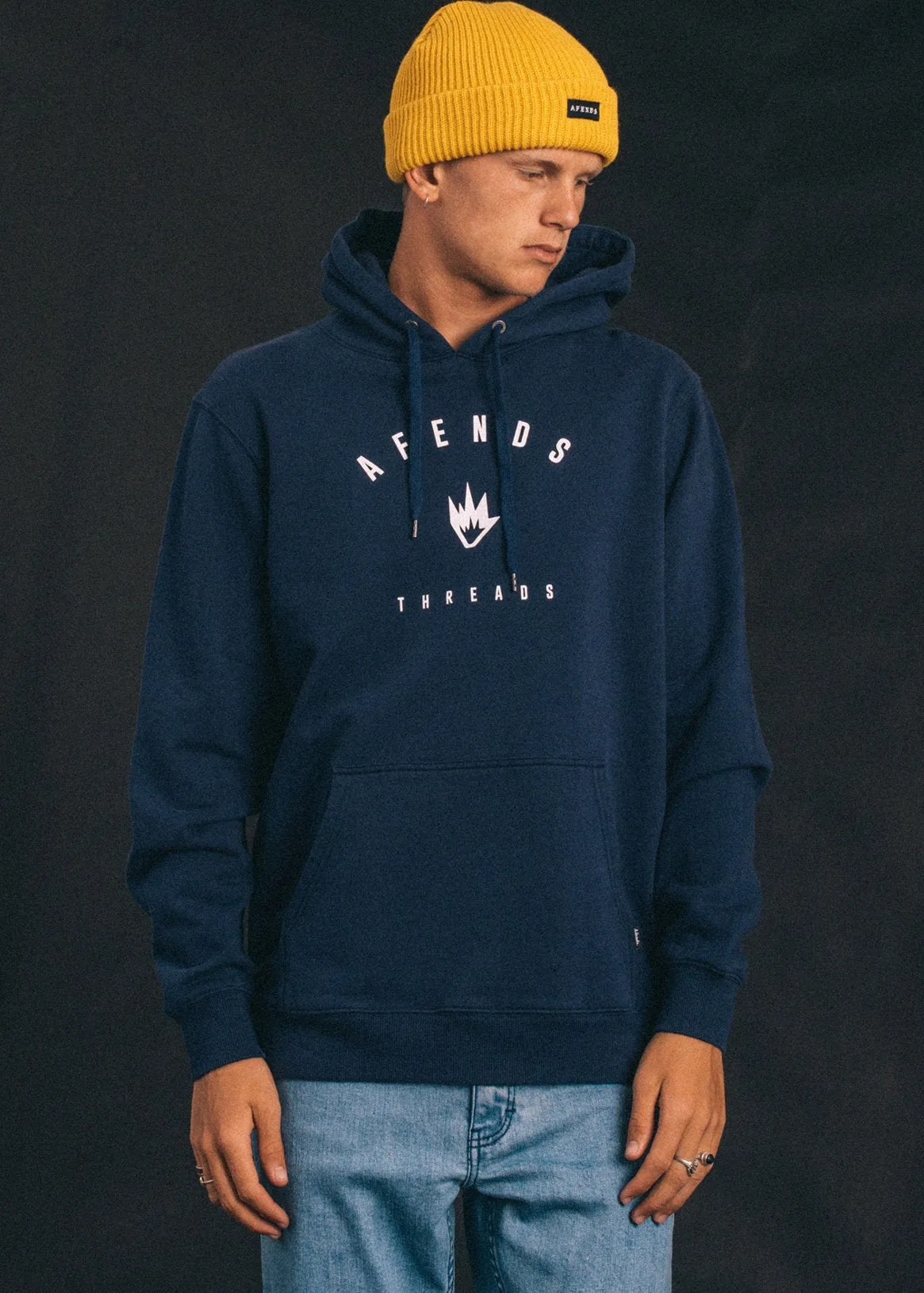 Afends Mens Threads - Pull On Hood