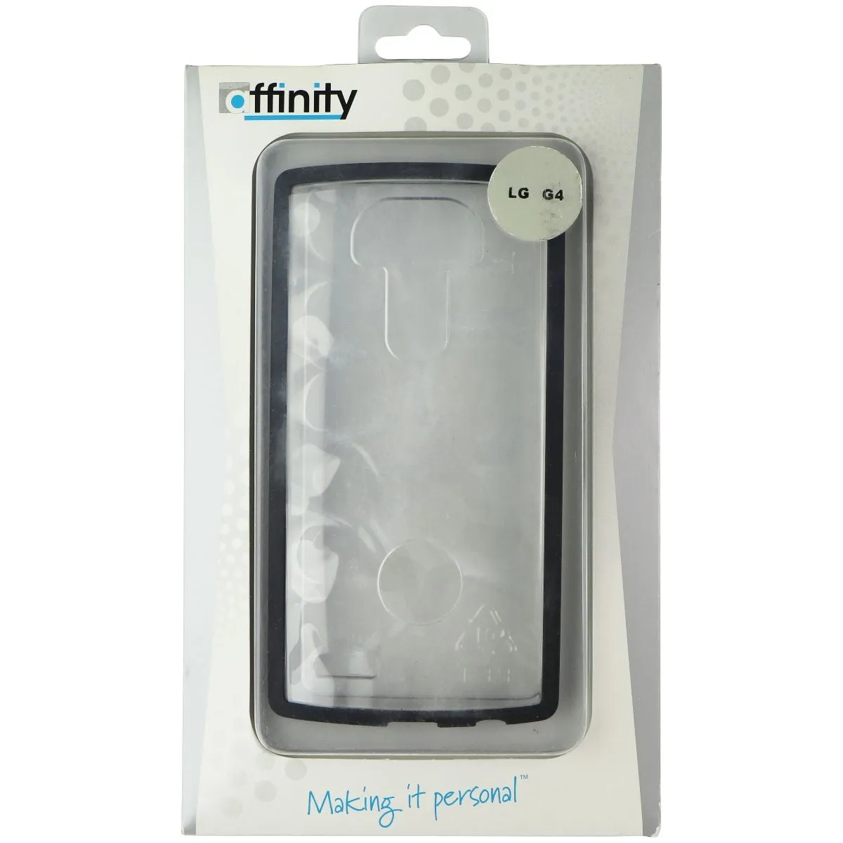 Affinity Hardshell Series Case for LG G4 - Black/Clear