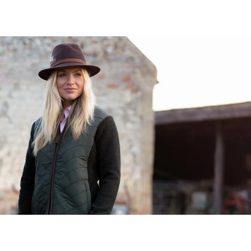 Alan Paine Highshore Ladies Quilted Jacket - Dark Olive