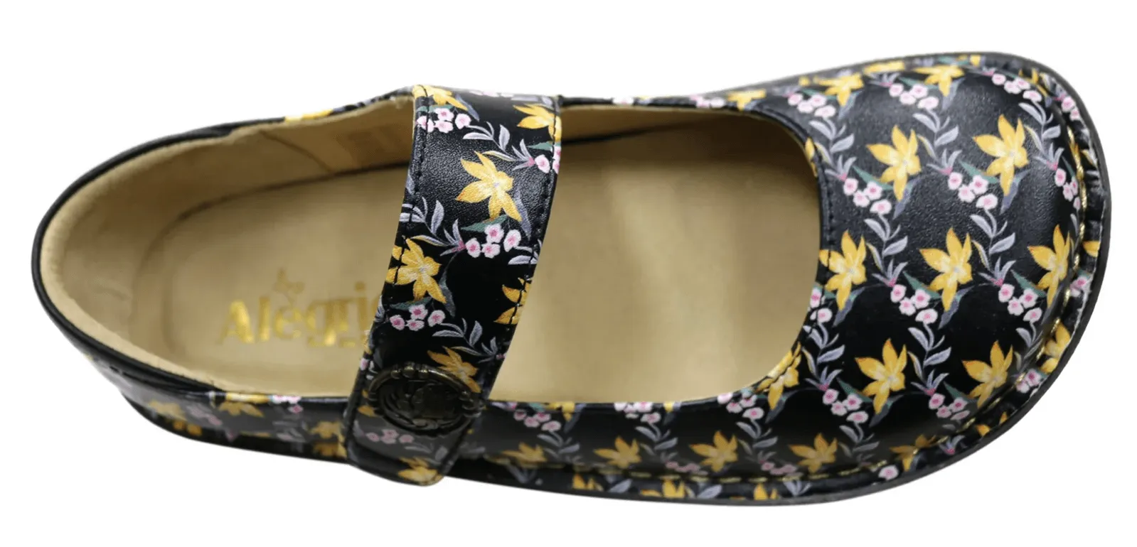 Alegria Paloma Nursing Shoes Slip On - Aloha Black