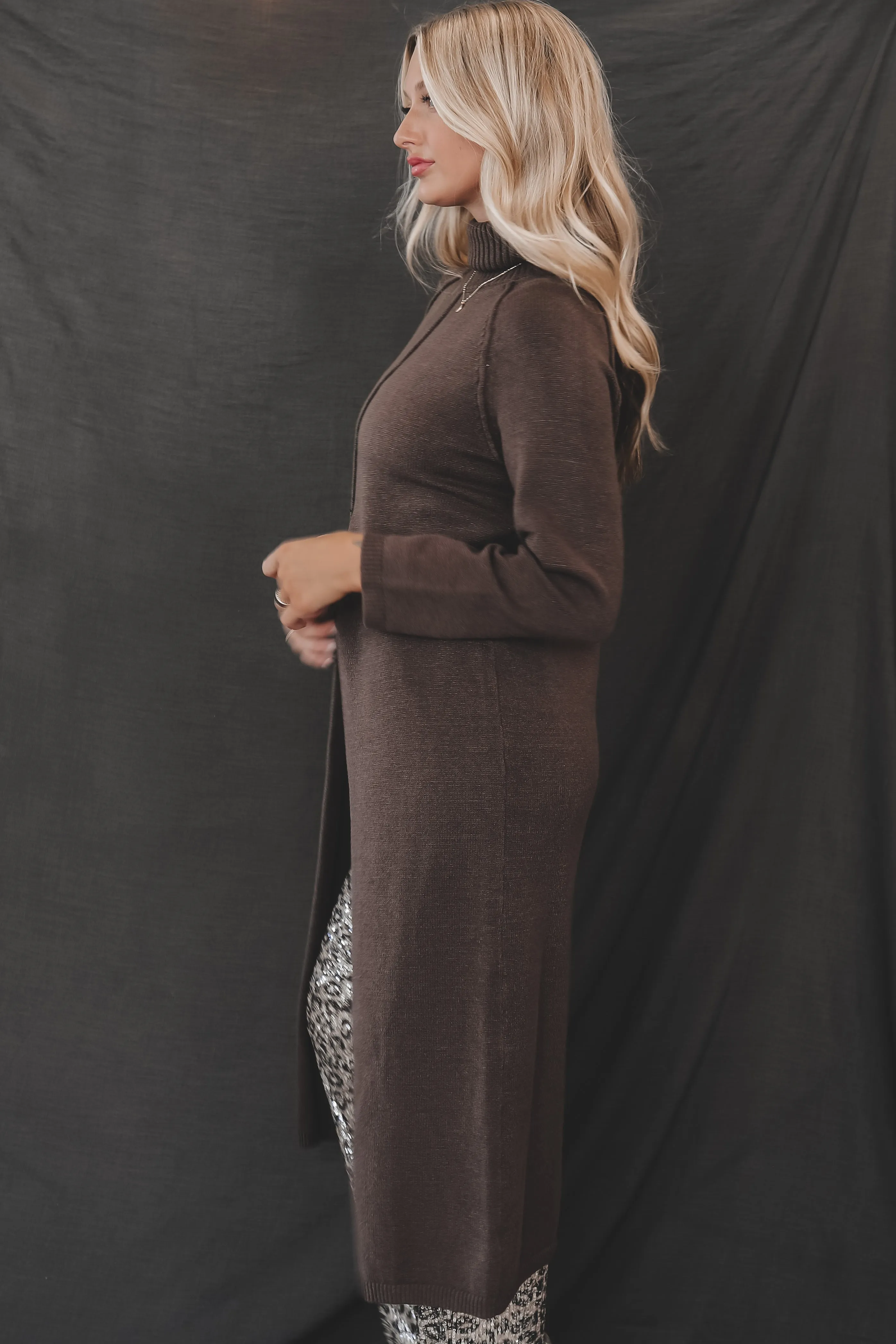 All Eyes On you Obviously Maxi Sweater