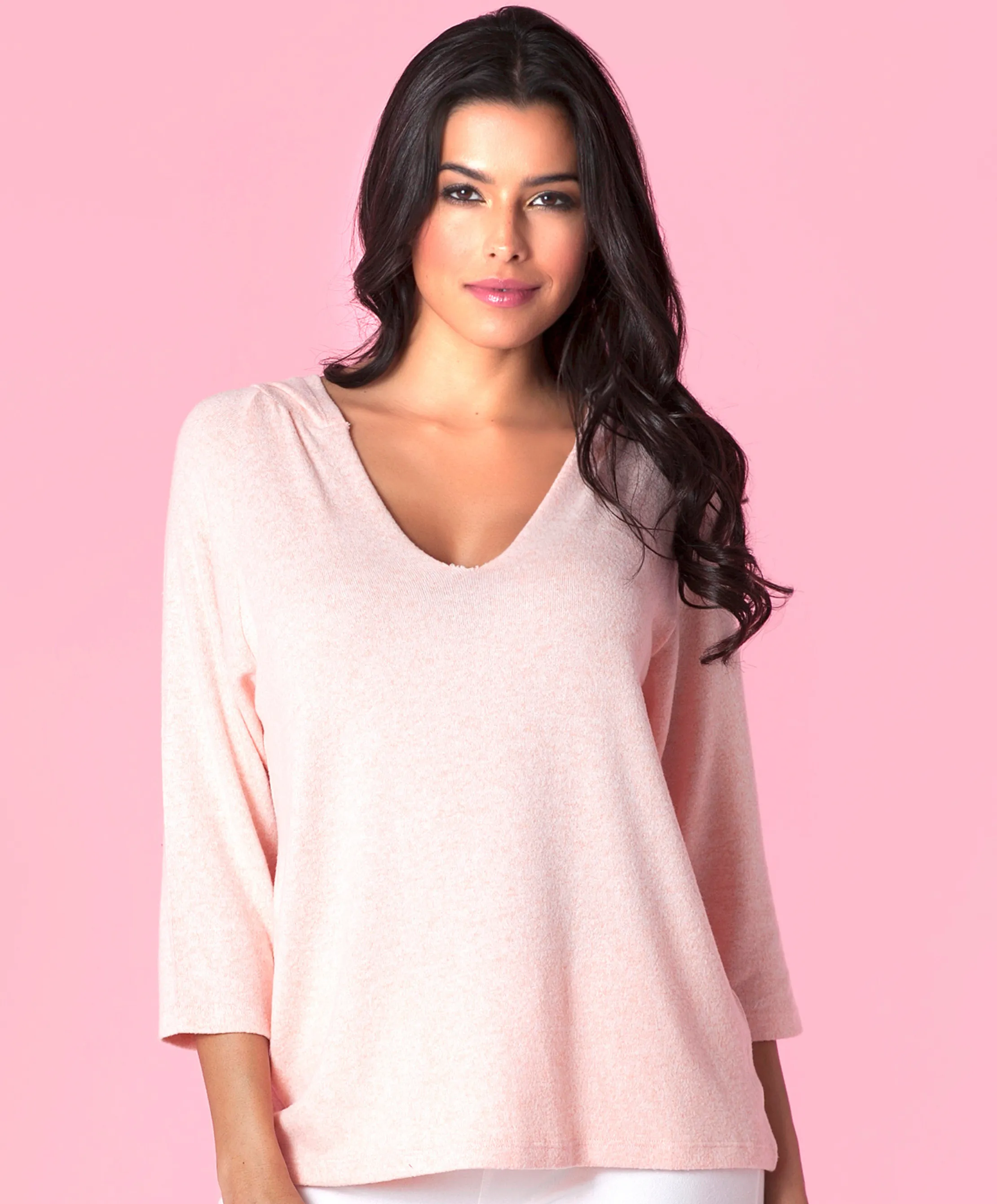 Allie Kashmira V-Neck Hoodie