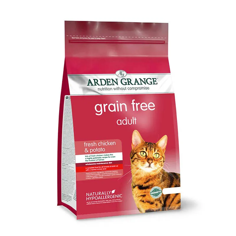 Arden Grange Grain Free Fresh Chicken & Potato Dry Cat Food