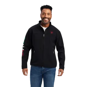 Ariat Men's New Team Softshell Black Mexico Jacket