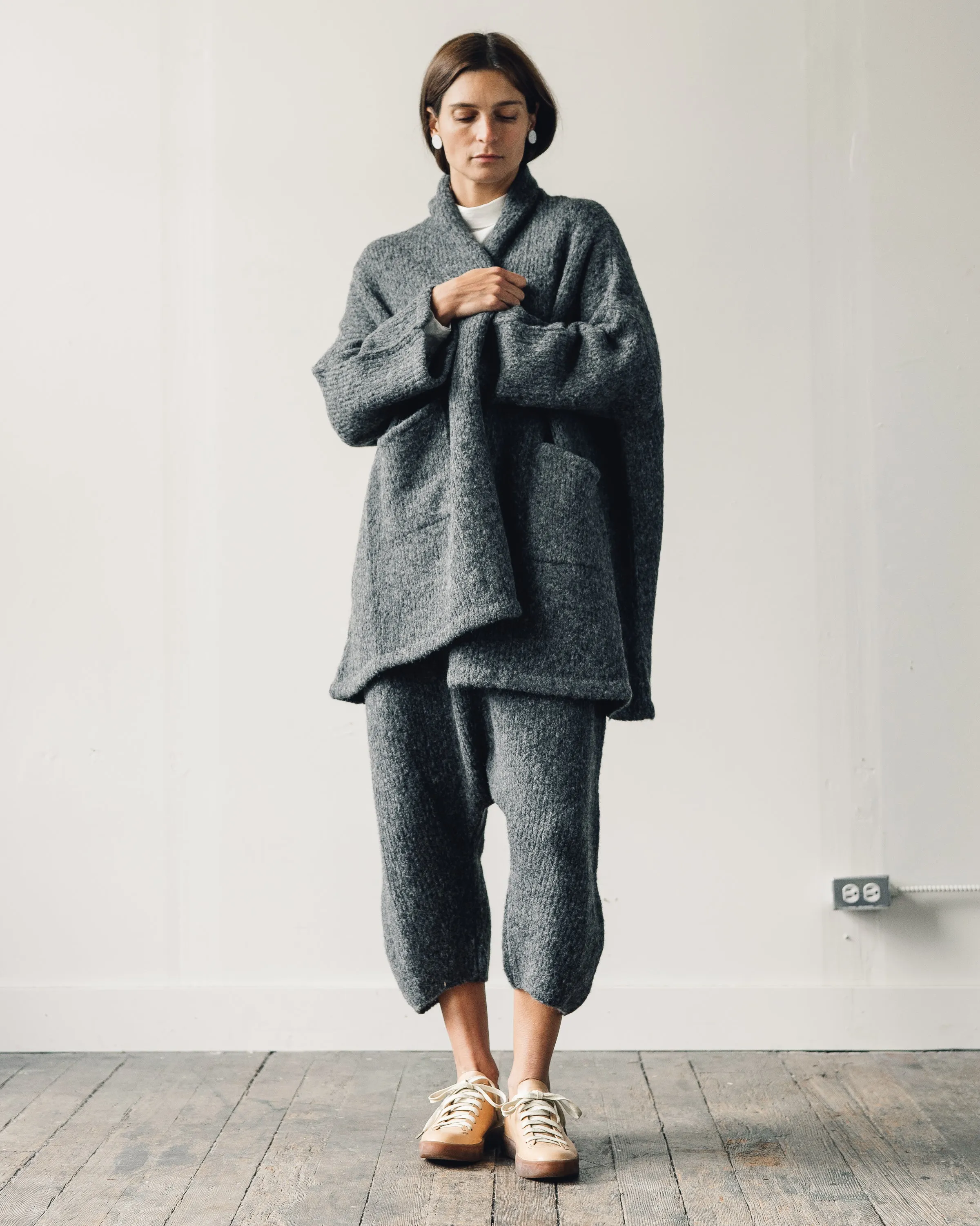 Atelier Delphine Haori Coat, Charcoal