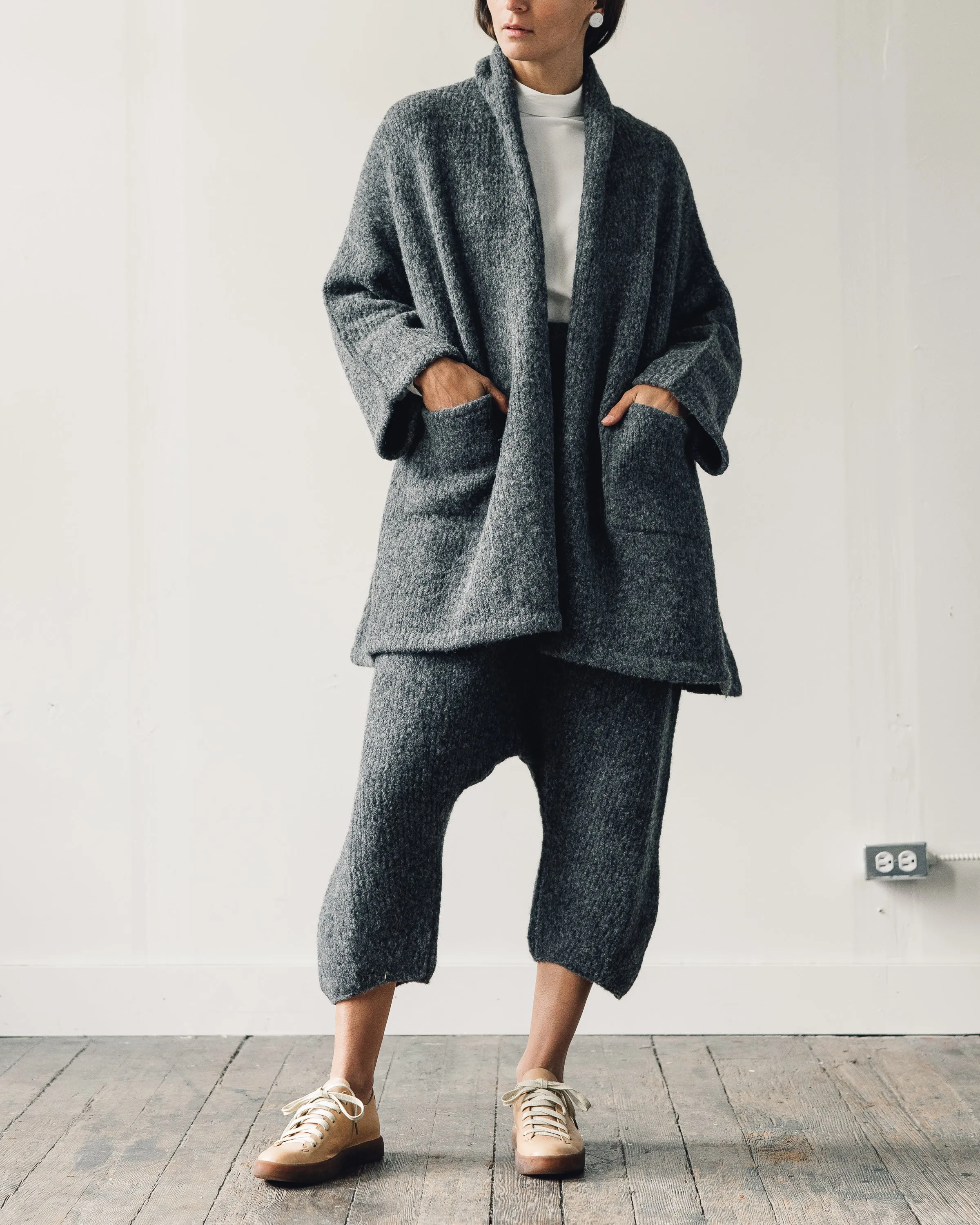 Atelier Delphine Haori Coat, Charcoal