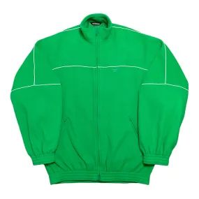 Balenciaga Piped Fleece Track Jacket Green Pre-Owned