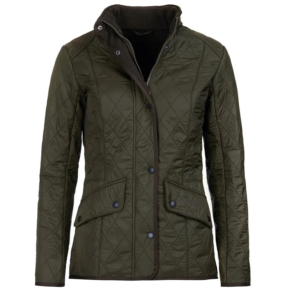 Barbour Cavalry Polarquilt Quilted Dark Olive Jacket