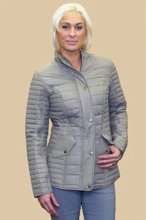 Barbour Crossrail ladies quilt in dark pearl LQU0764BE91