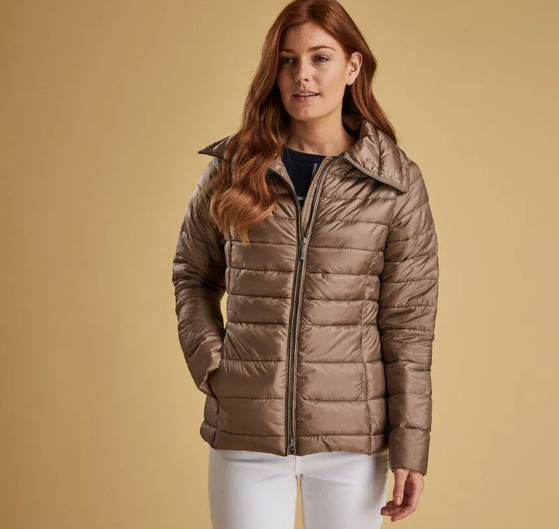 Barbour Drovers Ladies Quilted Jacket - Soft Gold