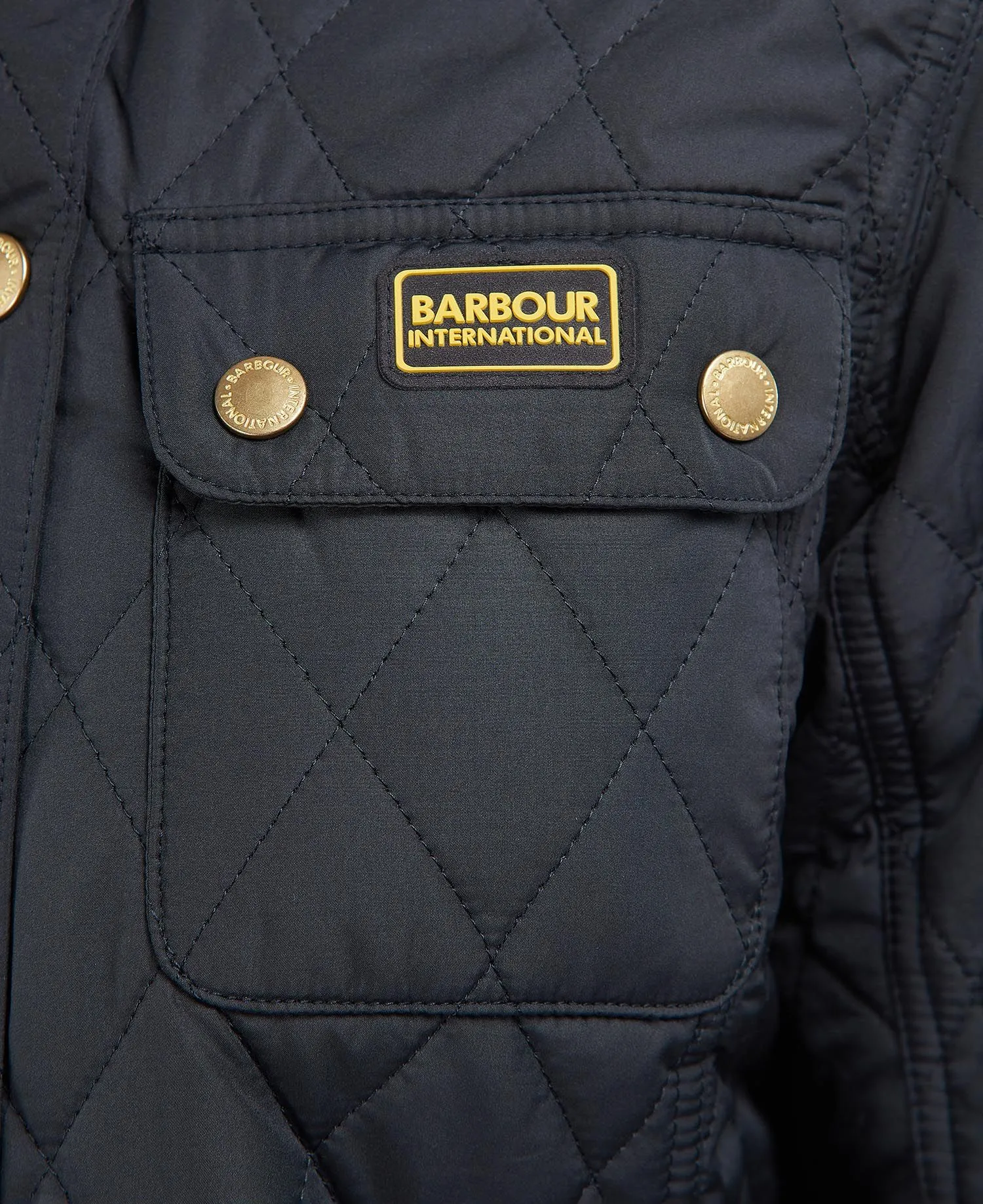 Barbour International Enduro Quilted Jacket Black