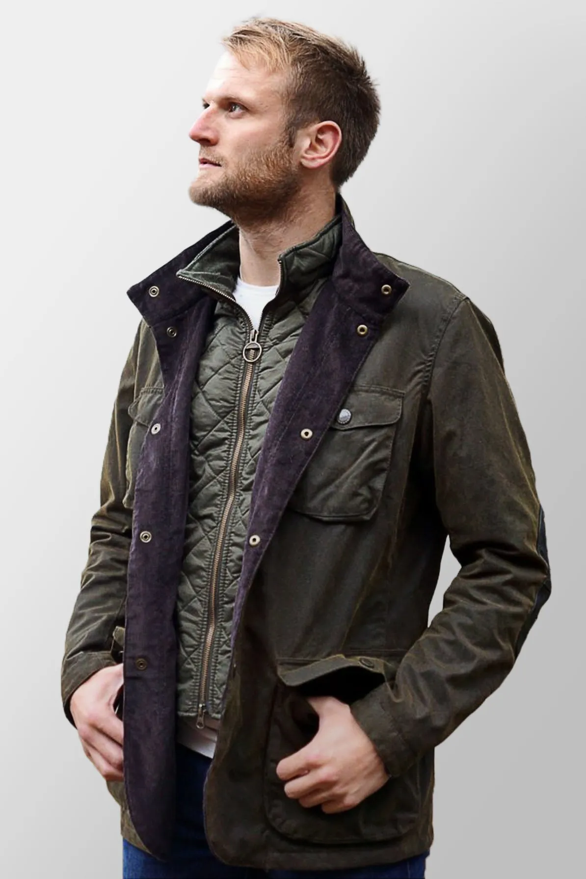 Barbour Ogston - Mens - Wax Jacket -Olive now £269 MWX0700OL51