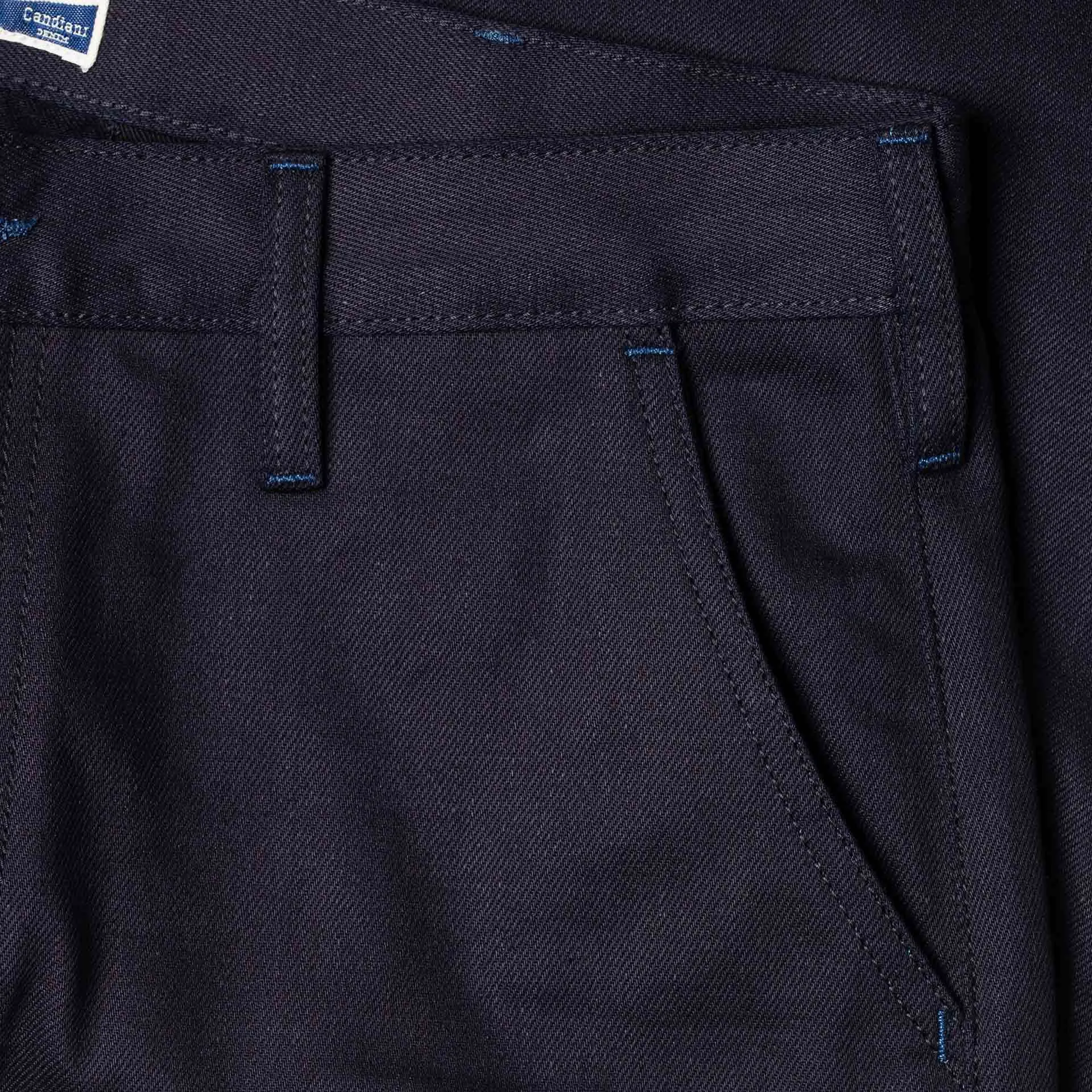 BC-03 STRAIGHT CHINO 12 oz. midnight blue selvedge