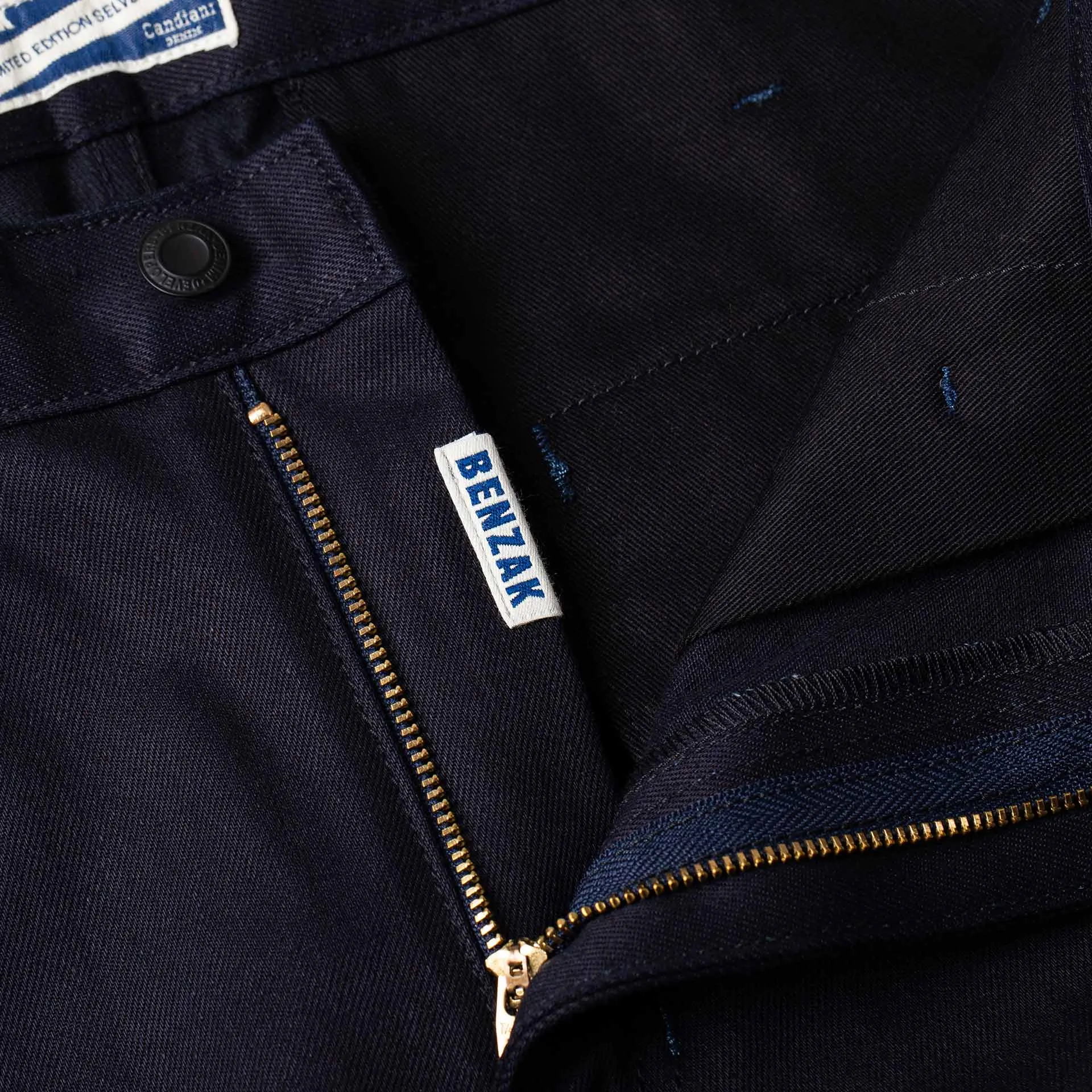 BC-03 STRAIGHT CHINO 12 oz. midnight blue selvedge