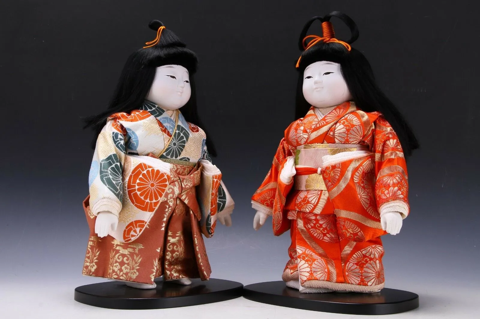 Beautiful Japanese Ichimatsu Style Pair Doll