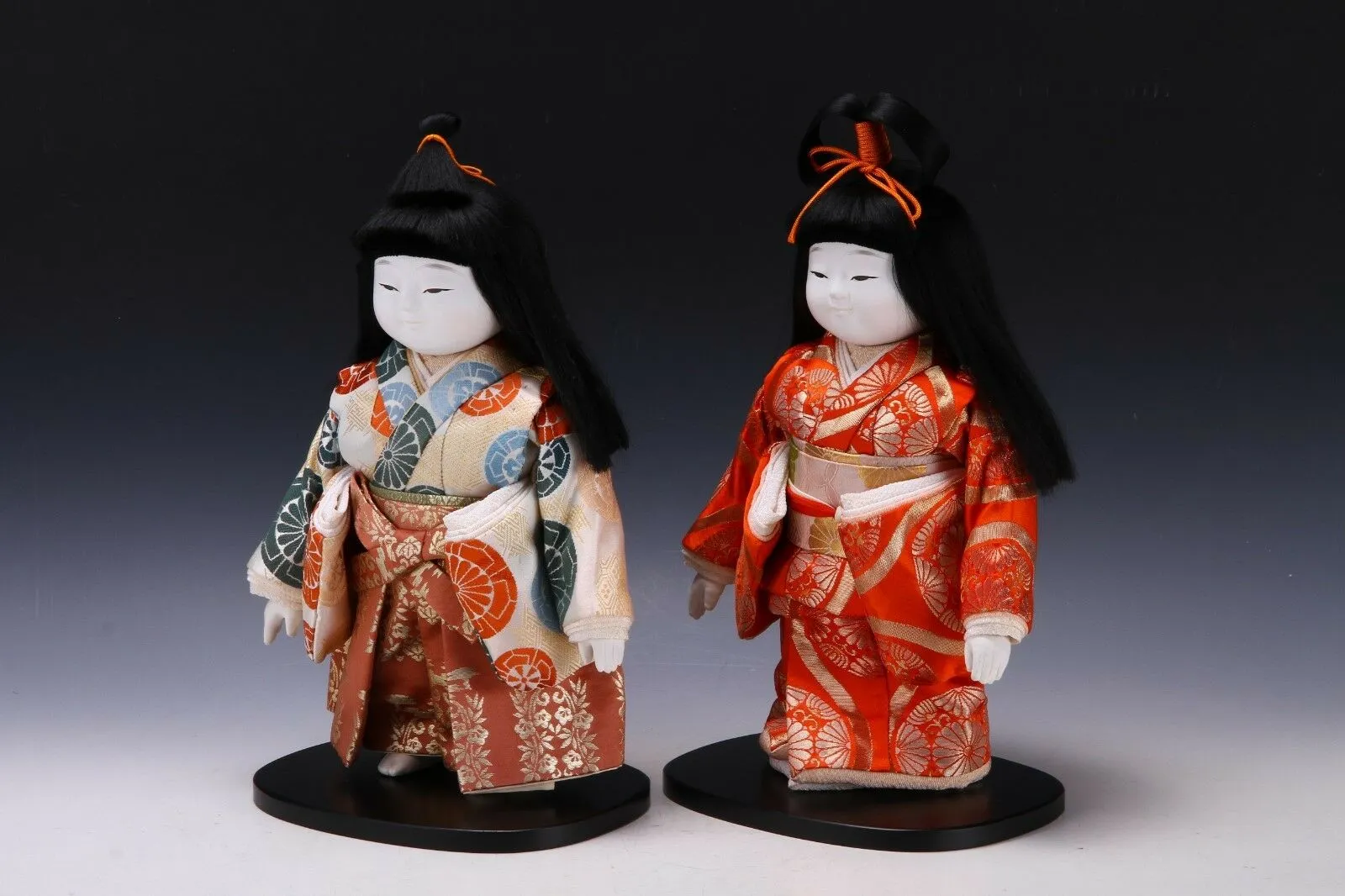 Beautiful Japanese Ichimatsu Style Pair Doll