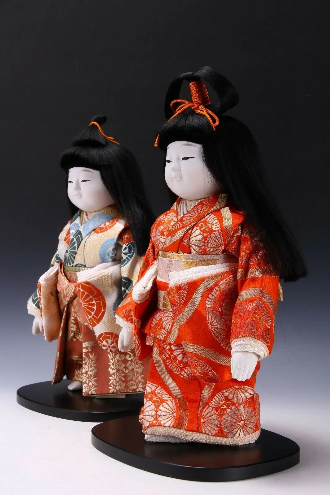 Beautiful Japanese Ichimatsu Style Pair Doll