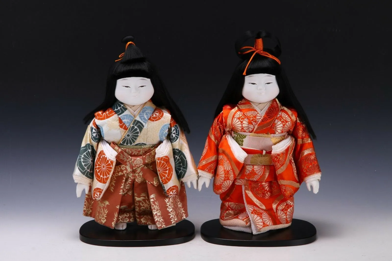 Beautiful Japanese Ichimatsu Style Pair Doll