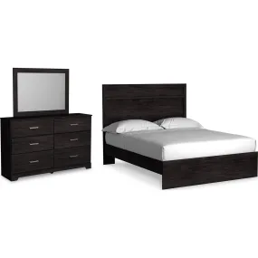 Belachime 5 Piece Queen Bedroom - Black