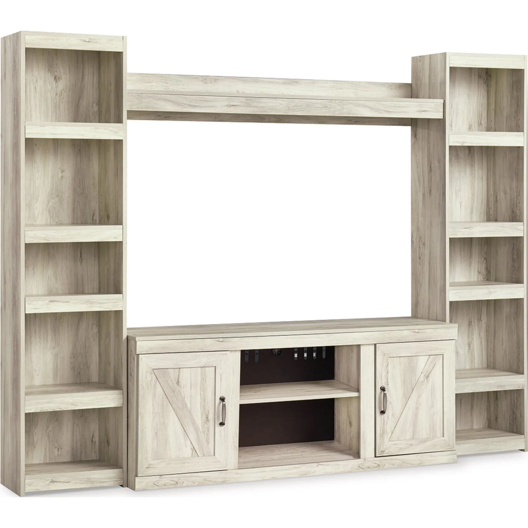 Bellaby 4 Piece Entertainment Unit - Whitewash