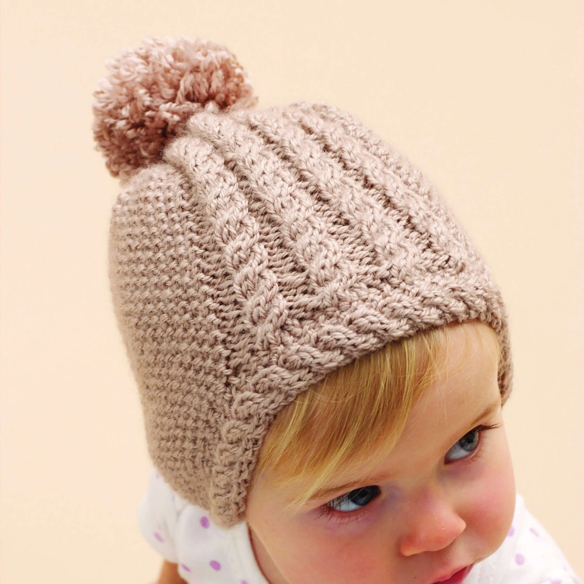 Bernat Knit Hat For Little Ears