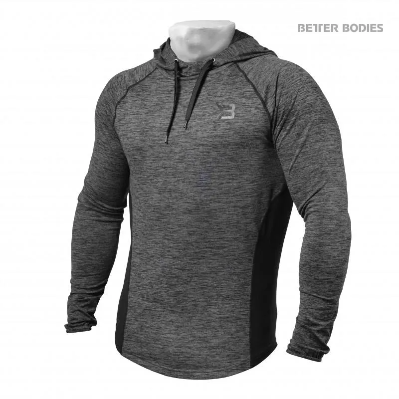 Better Bodies Performance Mid Hood - Graphite Melange