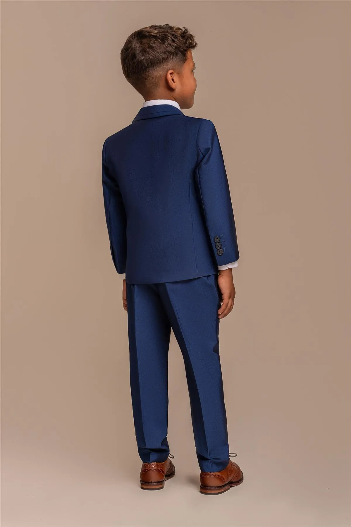 Boys Ford Blue Three Piece Suit