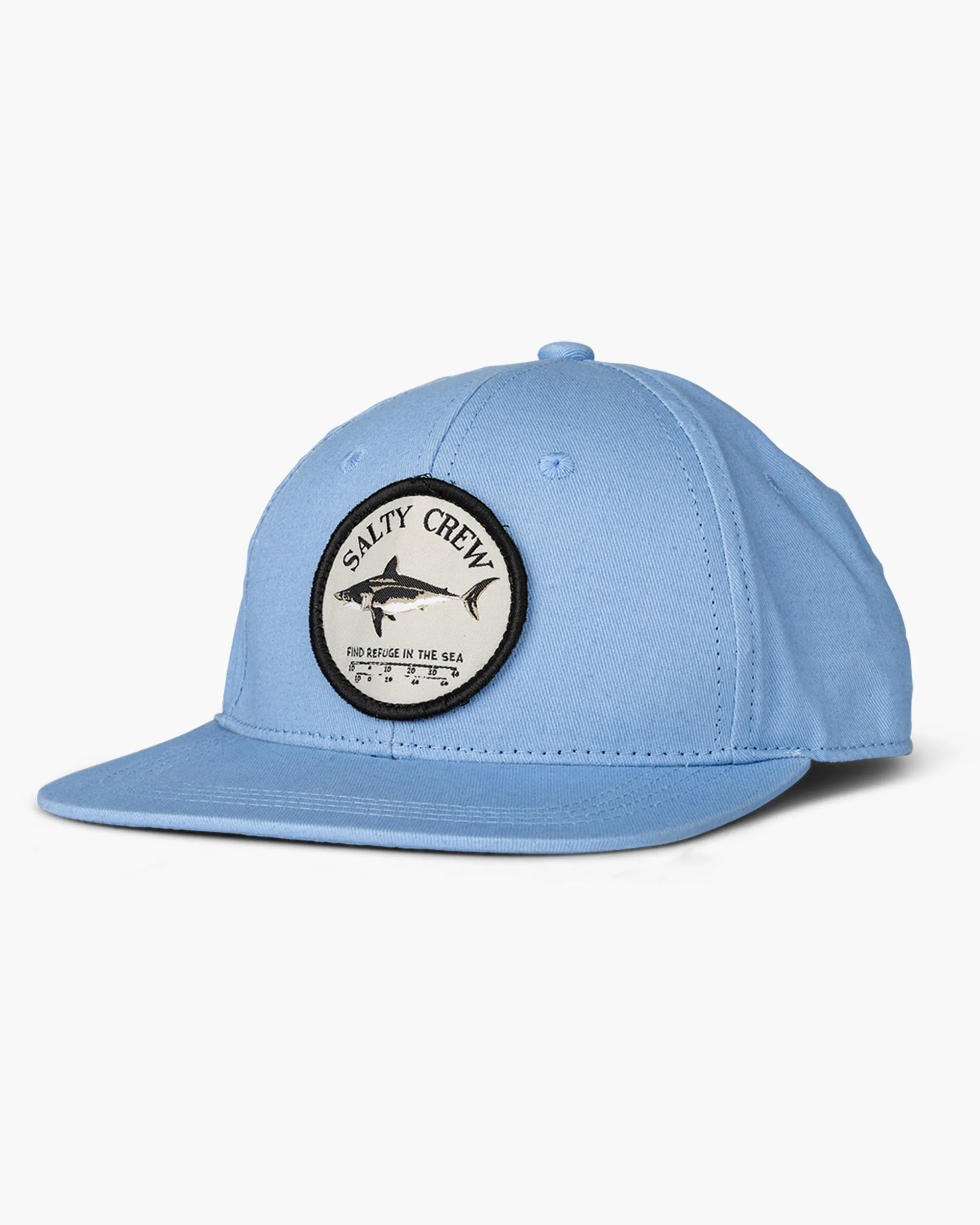 Bruce Boys 6 Panel Hat - Marine Blue