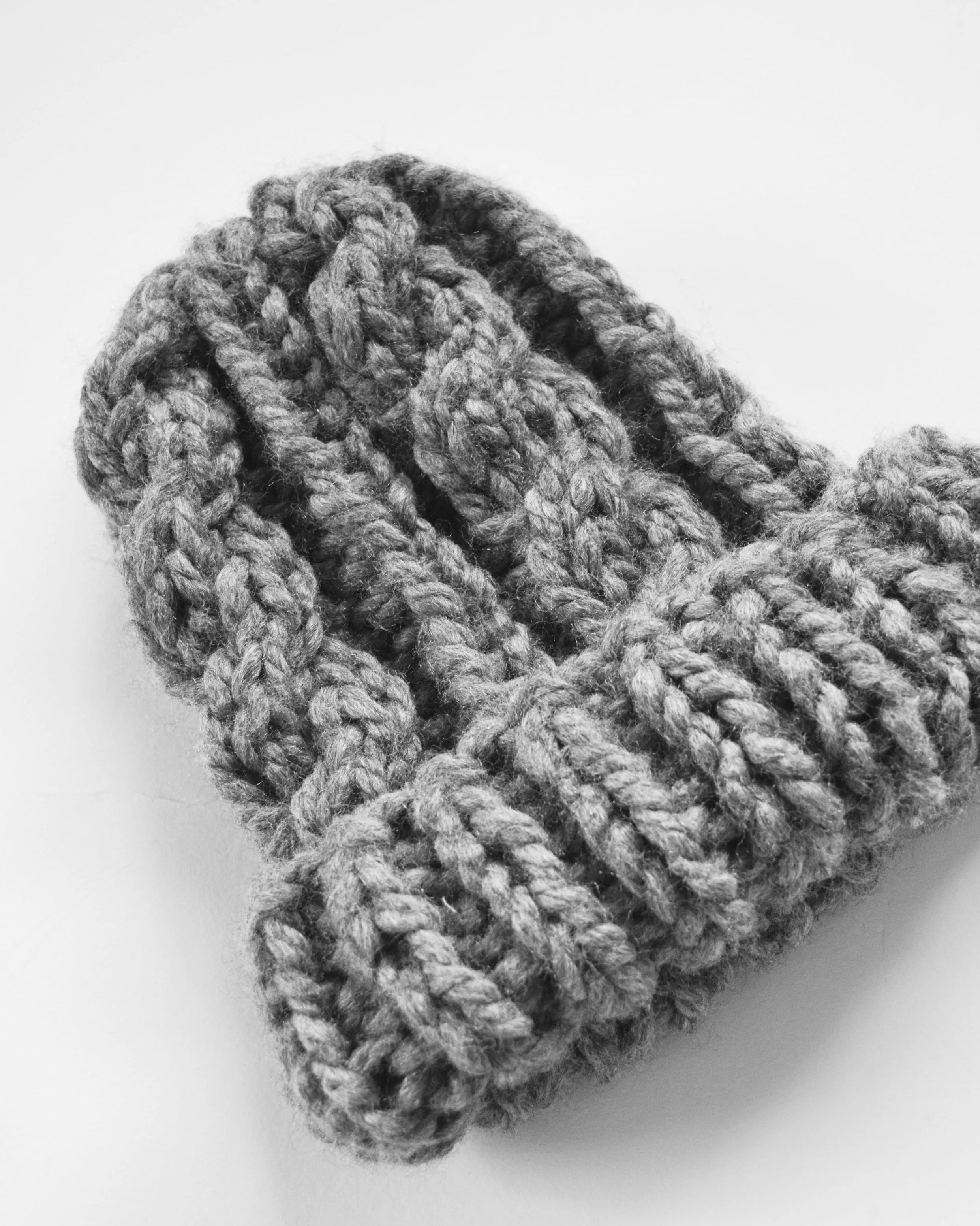 Cable Ribby Beanie - Downloadable Chunky Knitting Pattern