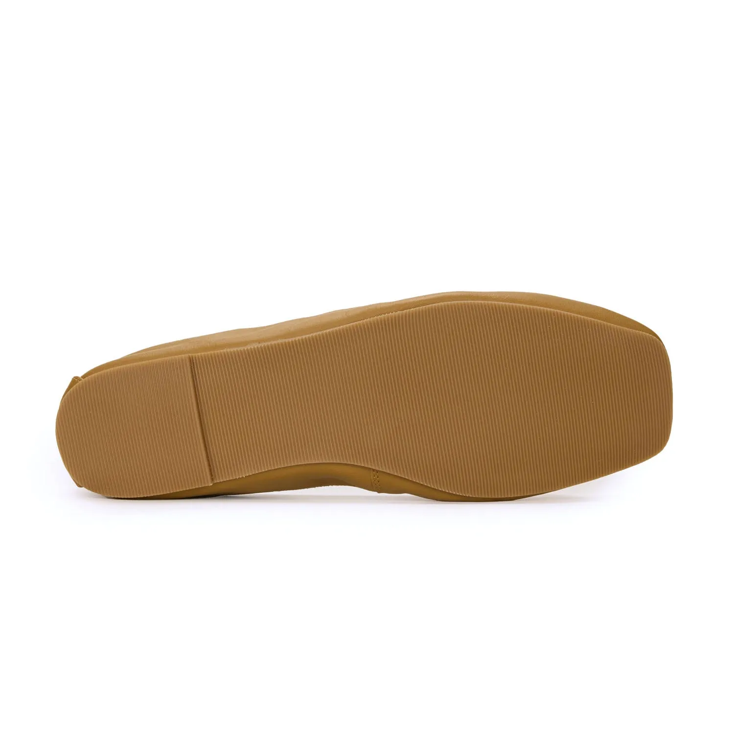 Caroline Ballet Flat in Whiskey Leather