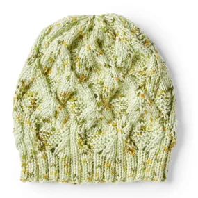 Caron Medallion Knit Hat