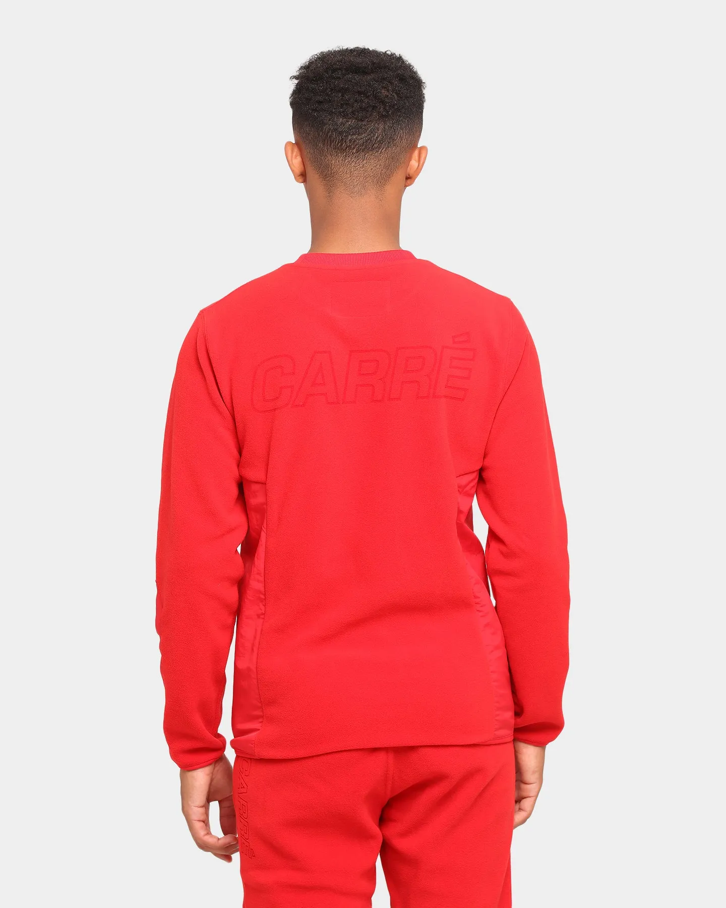 Carré Polaire Crewneck Red