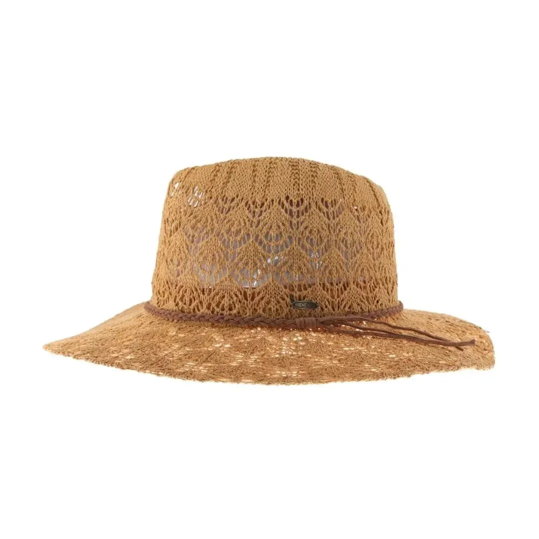 CC Beanie Panama Braided Hat