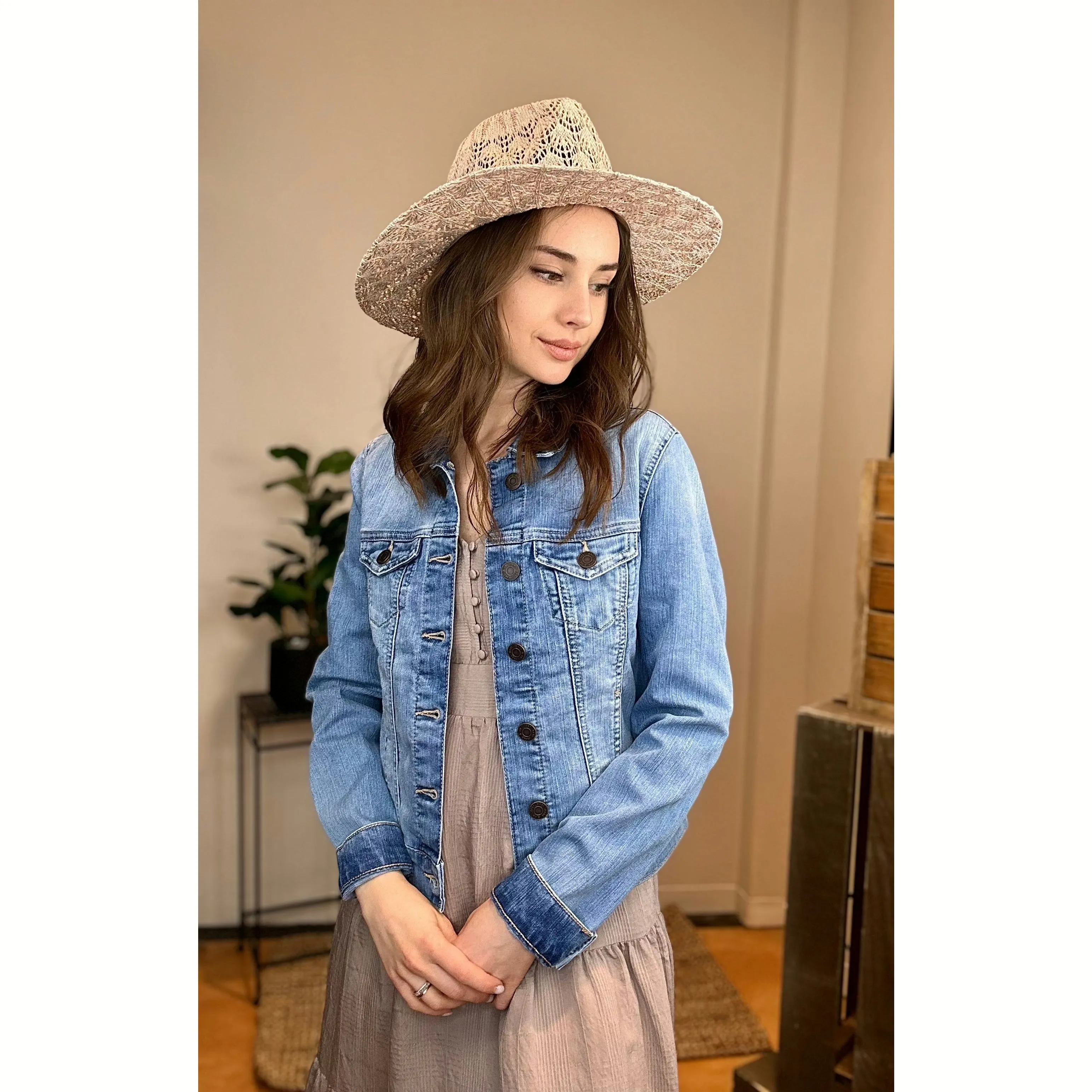 CC Beanie Panama Braided Hat