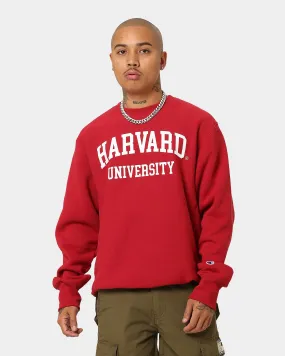 Champion EU Reverse Weave Harvard Crewneck Crimson