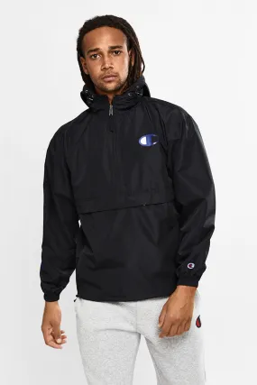 Champion Packable Script Jacket - Black