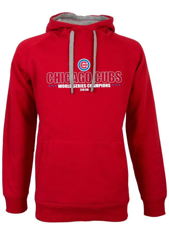 Chicago Cubs Antigua Red 2016 World Series Champions Hoodie Sweatshirt