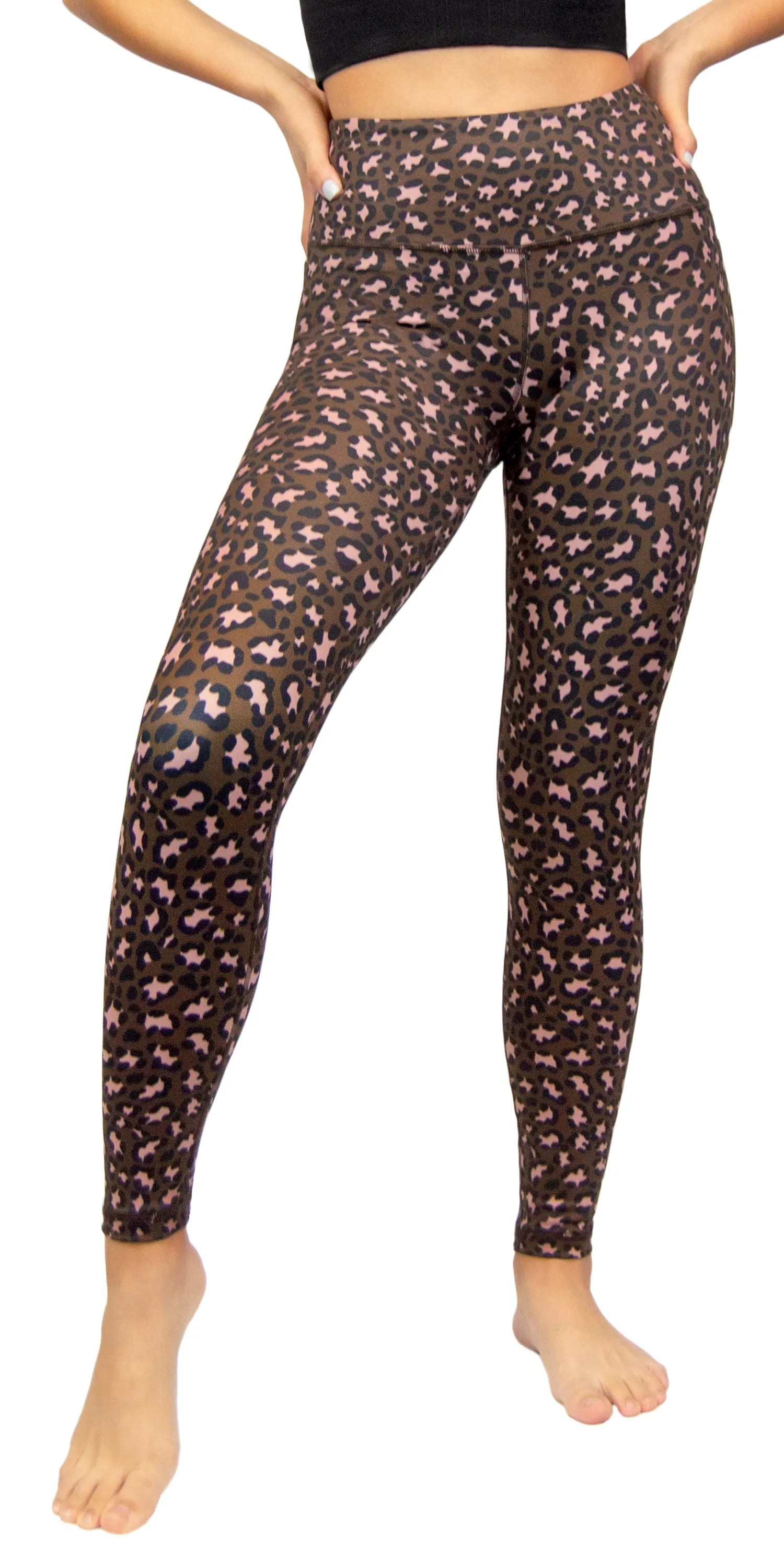 Coffee Leopard - Legging [Final Sale]