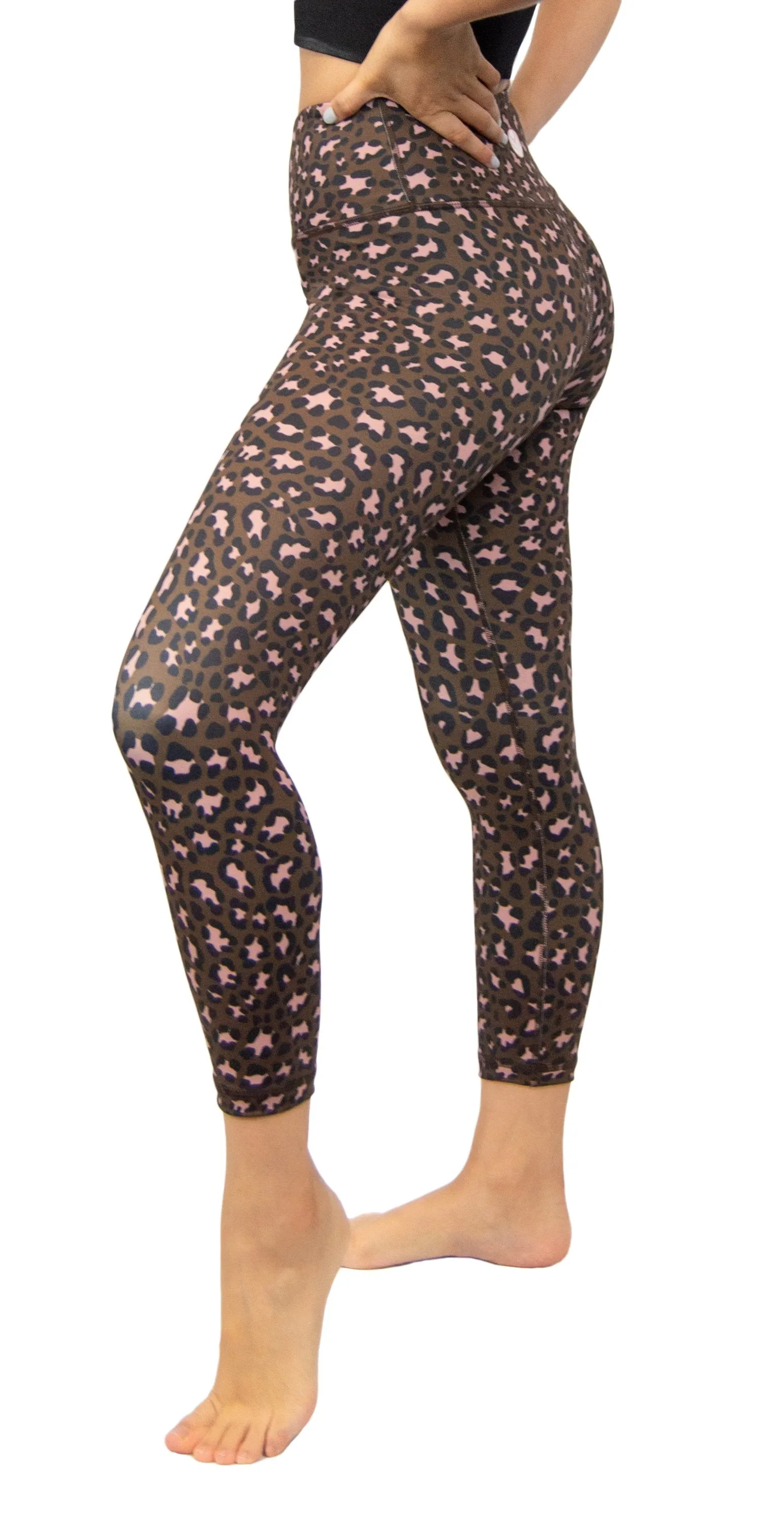 Coffee Leopard - Legging [Final Sale]